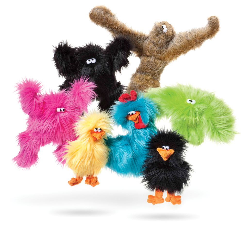 Squeaky Toys: Soft, Plush and/or Fluffy