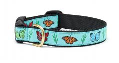 Dog Collars: 5/8" or 1" Wide Butterfly Effect Clip Collar