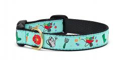 Dog Collars: 5/8" or 1" Wide Garden Pawty Clip Collar