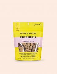 Treats:  Bocce's Bakery Bac' N Nutty Soft-N-Chewy