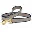 Grey and Navy Bamboo Leash- 5/8" or 1"