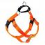 SALE XSM NEON ORANGE Freedom No-Pull Harness with Black Back Loop