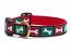 Dog Collars: 5/8" or 1" Wide Holiday, Christmas Bling Bones Clip Collar