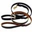 Lead/Leash: Latigo Leather Twist, 6' or 4' Long, in 3/8", 5/8", 3/4" or 1" widths