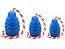 Dog Toy:  USA K9 Grenade Blue Tug & Treat Dispensing Toy with Rope