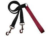 4-Configuration Freedom Training Leash: Matches Burgundy Harness