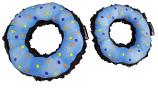 Dog Toy: Nuggle Donut Plush Squeaker Dog Toy