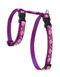 Lupine Cat Harness: Pattern Rose Garden