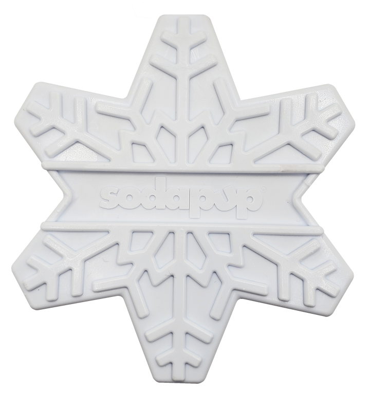 Dog Toy:  Soda Pup Snowflake Nylon Chew Toy- Super Chewers