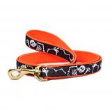 Dog Collars: 5/8" or 1" Wide Holiday, Halloween Bone Jangles Leash