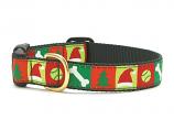 Dog Collars: 5/8" or 1" Wide Holiday, Christmas List Clip Collar