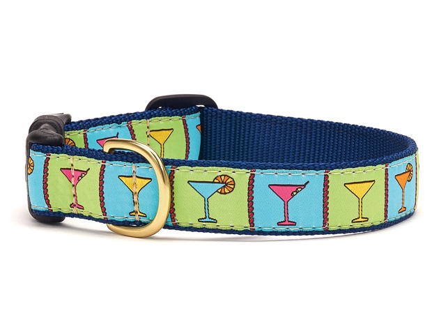 Dog Collars: 5/8" or 1" Wide Martini Clip Collar