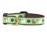 Dog Collars: 5/8" or 1" Wide Garden Rabbit Collar